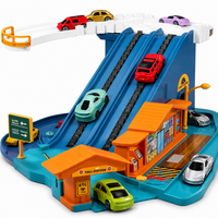 Thumbnail for Dinosaur Racetrack Playset | Interactive Dino Track with Vehicles and Play Figures