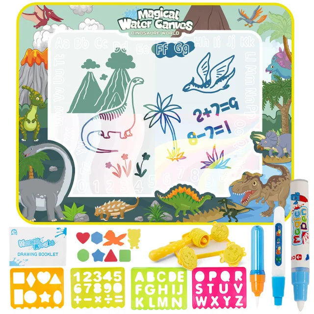 AquaFun Mat | Creativo senza disordine - Tappetino magico per disegnare con l'acqua per bambini