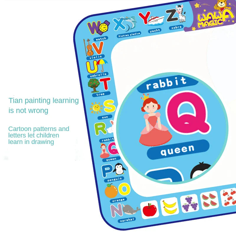 AquaFun Mat | Creativo senza disordine - Tappetino magico per disegnare con l'acqua per bambini