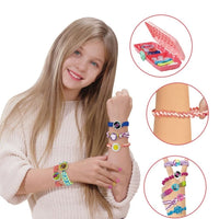 Thumbnail for Emma | Creatieve Vlechtset voor Kinderen met Kleurrijke Draden en Accessoires 1