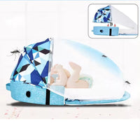 Thumbnail for DreamNest | Safety and comfort for your little one - Foldable baby bed with mosquito net