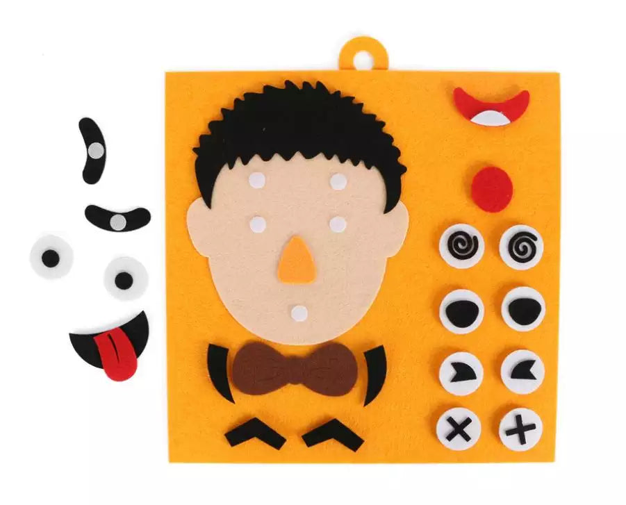 Emotionale Ausdruck Puzzle | Bildendes DIY-Spielzeug - Emotionen verstehen lernen
