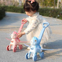 Thumbnail for BubblePony | Magico divertimento con bolle - Macchina per bolle unicorno a spinta manuale per bambini