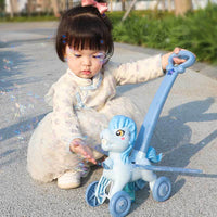 Thumbnail for BubblePony | Magico divertimento con bolle - Macchina per bolle unicorno a spinta manuale per bambini