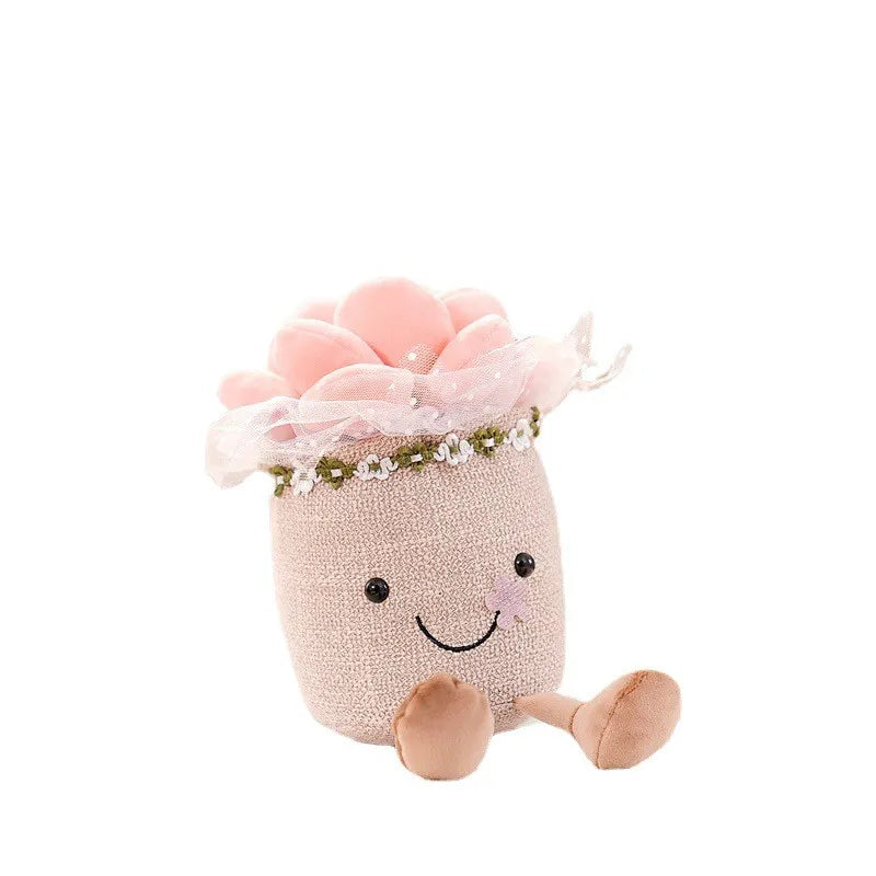BloomBuddy | Cheerful cuddle fun - Soft plush tulip in playful colors