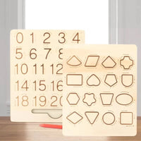 Thumbnail for Ecotoys Montessori Cogniboard | Entdecke die Welt der Zahlen und Buchstaben - Pädagogisches Holzpuzzle für Kinder