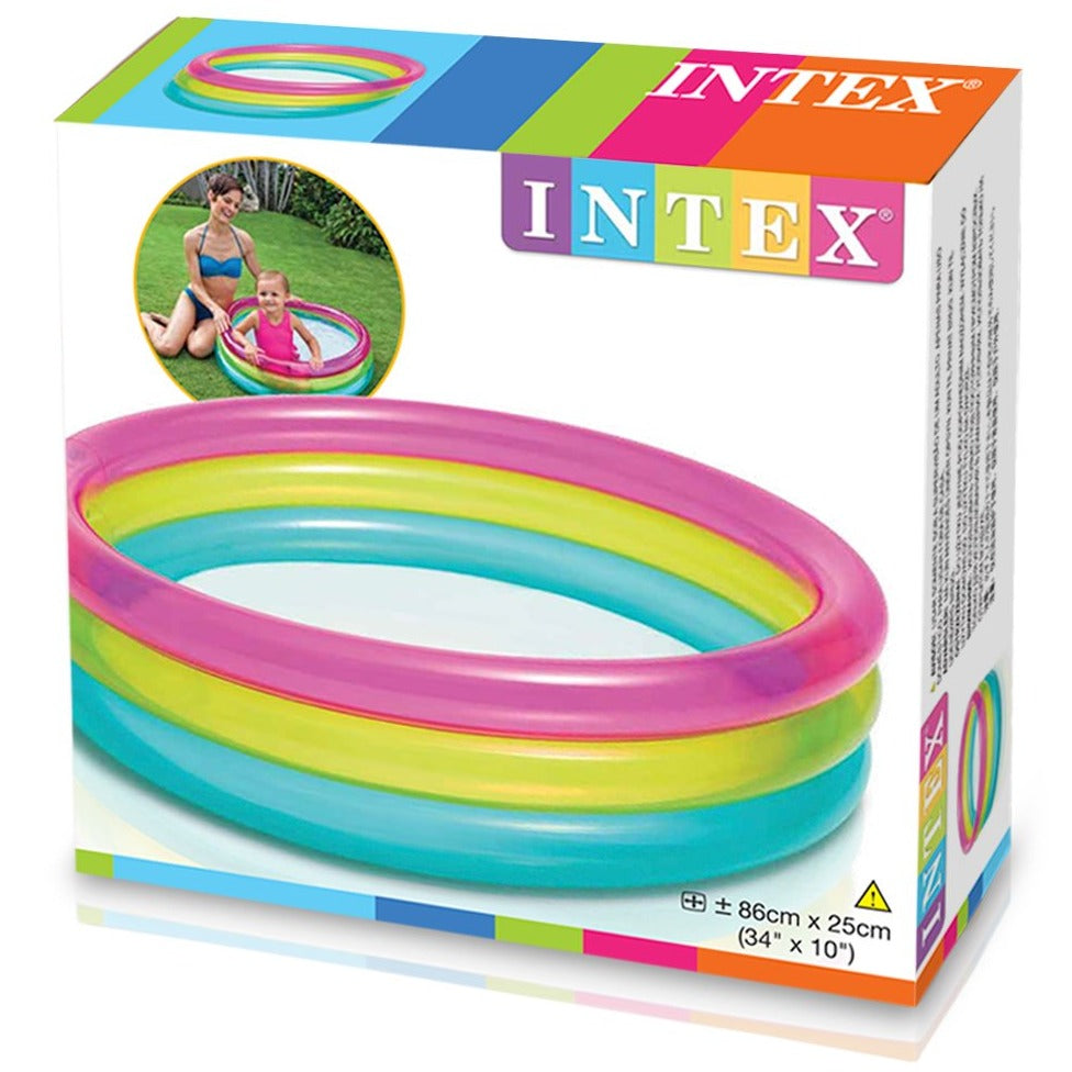RainbowSplash | Kleurrijk waterplezier voor de kleintjes - Opblaasbaar peuter zwembad