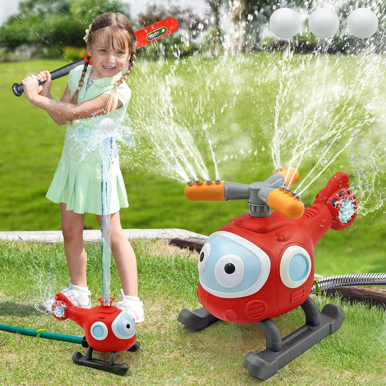 Innovatieve Waterspeelset voor Kinderen - WaterCopter Tuinspeelgoed met Creatief Ontwerp en Veilig Materiaal 1