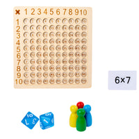 Thumbnail for Ecotoys MathMaster | Divertimento con i numeri per bambini intelligenti - Tavola di moltiplicazione Montessori in legno
