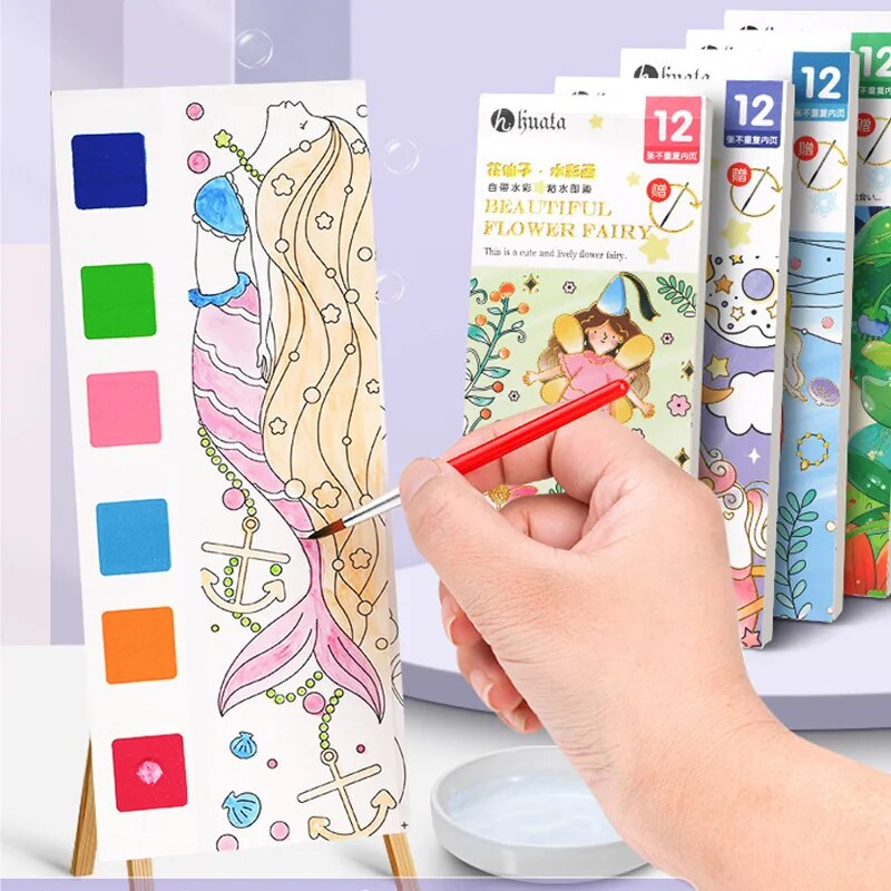 Watercolor Wonder | Discover the creative world of painting - Painting book for children
