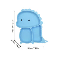Thumbnail for Kindertafelset van Silicone - 7-delige Dino Tafelgerei voor Kinderen, Vaatwasmachinebestendig, Kindvriendelijk Ontwerp 7
