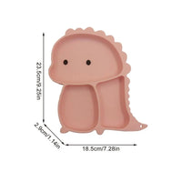 Thumbnail for Kindertafelset van Silicone - 7-delige Dino Tafelgerei voor Kinderen, Vaatwasmachinebestendig, Kindvriendelijk Ontwerp 8