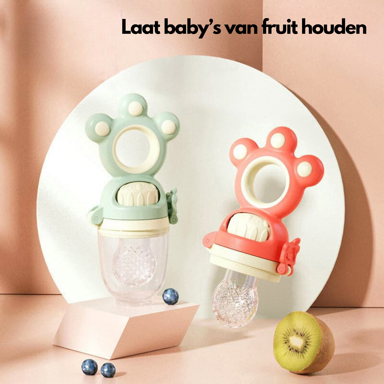 Baby Fopspeen Fruit Voeder | Veilig - Silicone Kauwspeeltje