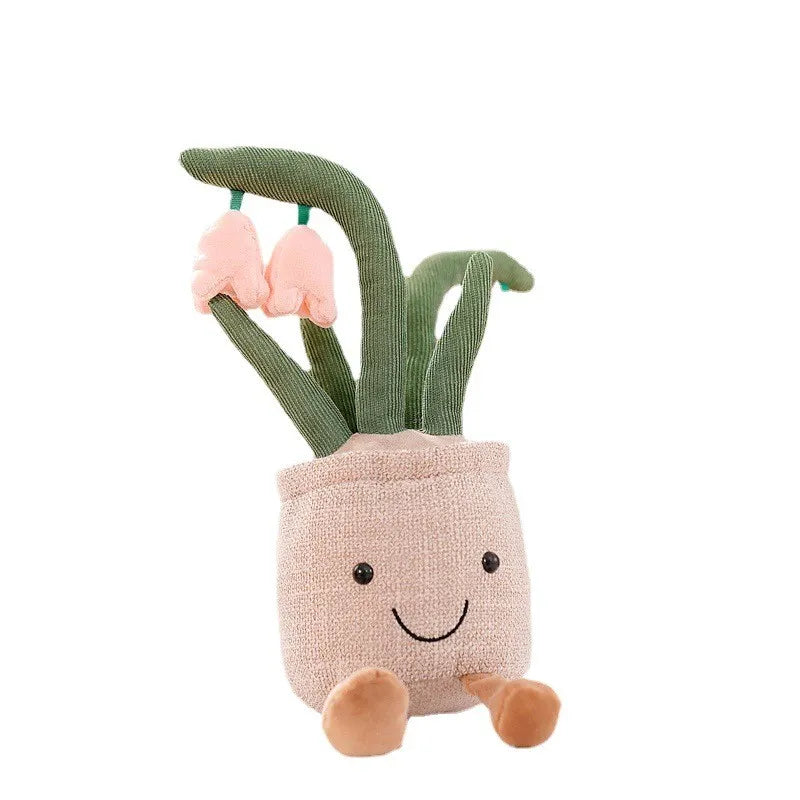 BloomBuddy | Cheerful cuddle fun - Soft plush tulip in playful colors
