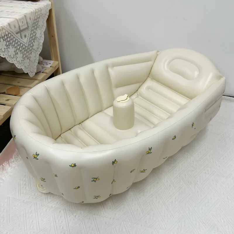 LumoNest Babybadkuip | Opblaasbaar, 0-3 jaar, 82 x 57 x 28 cm – Zorgeloos en comfortabel badplezier overal 7