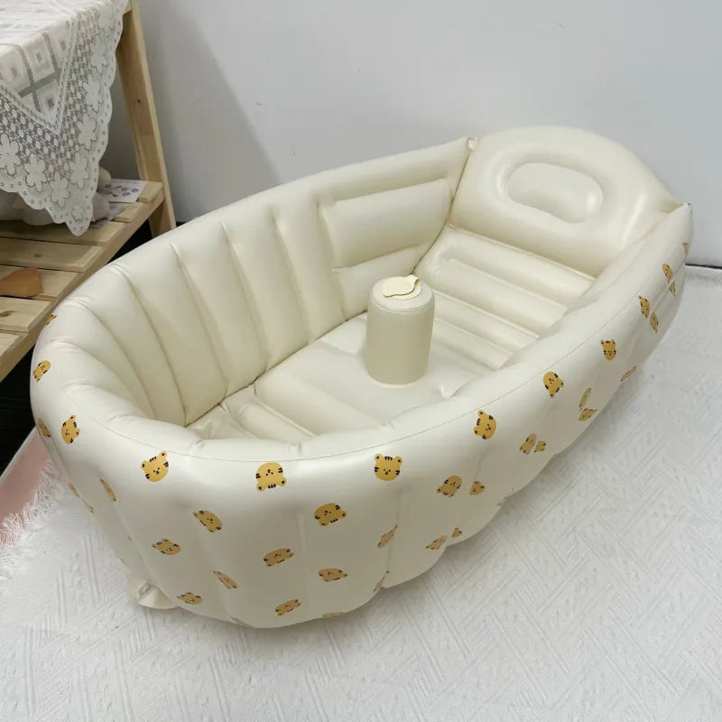 LumoNest Babybadkuip | Opblaasbaar, 0-3 jaar, 82 x 57 x 28 cm – Zorgeloos en comfortabel badplezier overal 8