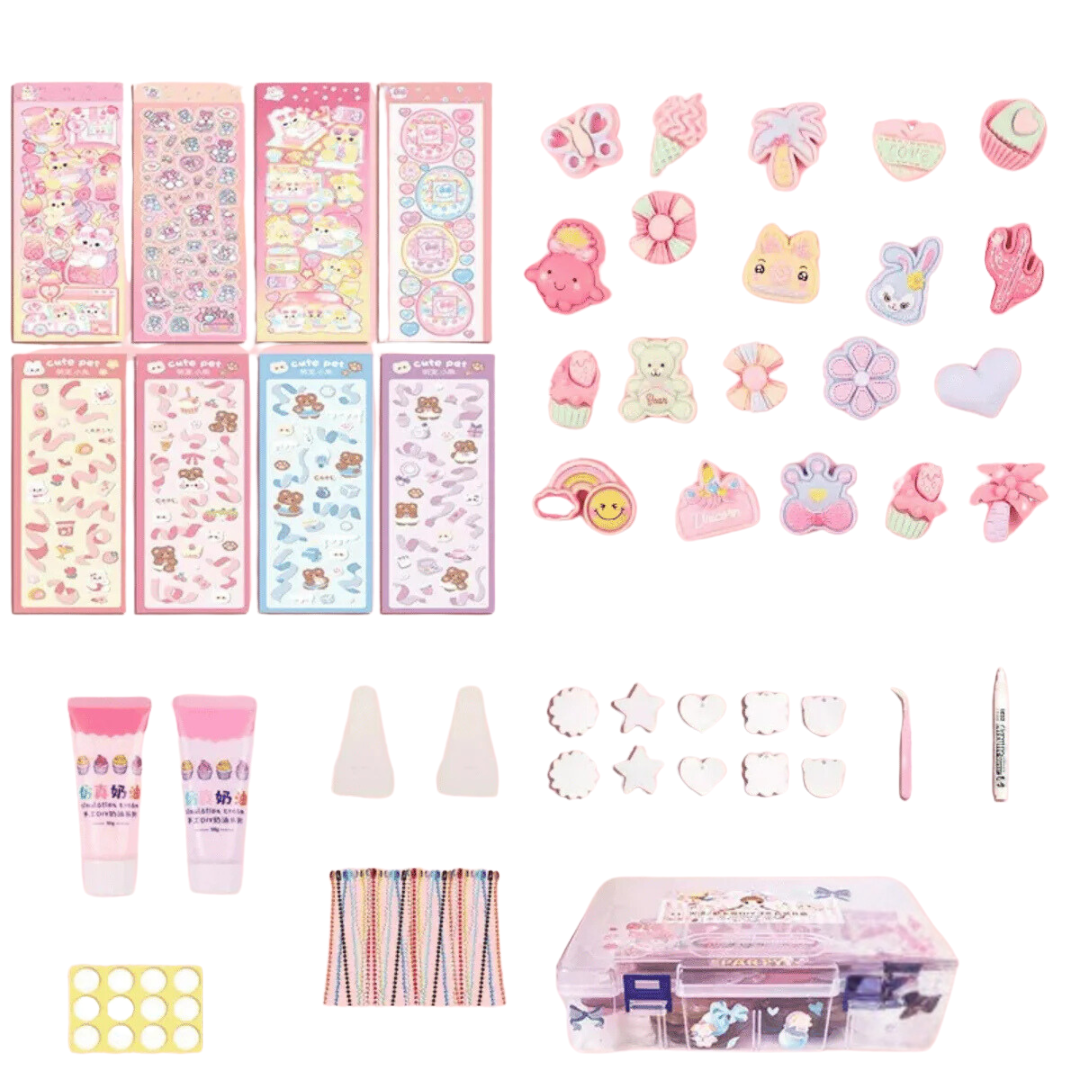 MagicStickers 3D Stickerset | Creatieve DIY-set met 93 stickers, 3+ – Maak je spullen uniek en kleurrijk 0