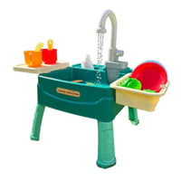 Thumbnail for WaterChef Play | Magische Wasserspielküche aus Holz für Kinder mit interaktivem Wasserhahn – Spielküche für drinnen und draußen