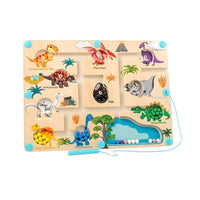Thumbnail for Magnetisch Dinosaurussen Labyrint | Educatief spel voor peuters 3+ – Plezierig leren kleuren en tellen 0