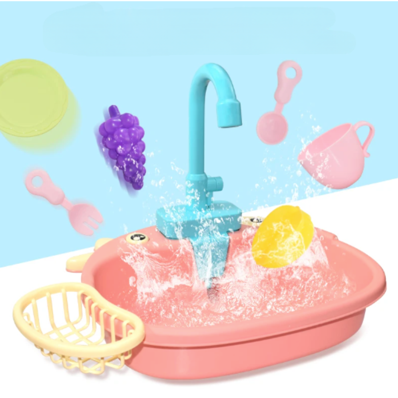 KiddieSink | Interactive Children's Play Sink - Play & Learn Kitchen Set