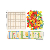 Thumbnail for EcoToys MosaFun | Creative learning - Wooden mosaic puzzle for children