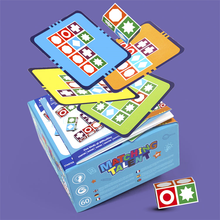 Gioco di puzzle a cubo | Imparare a riconoscere le forme con cubi magici - Gioco di blocchi