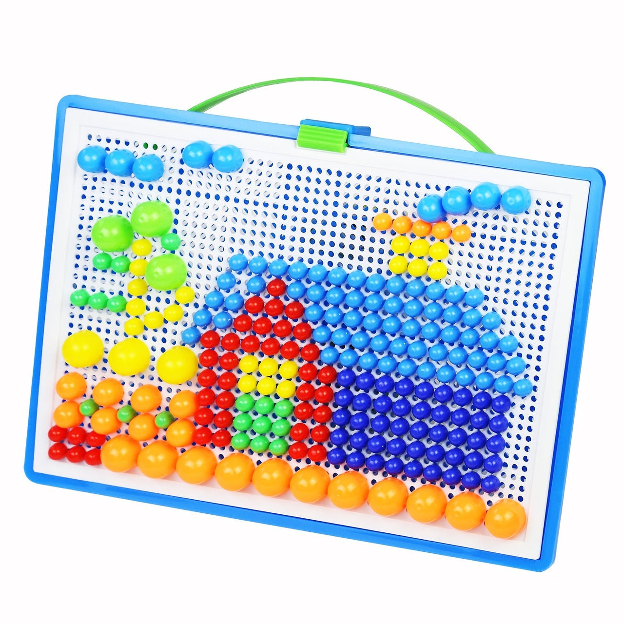 Max | Montessori Bouwblok Puzzelset met 296 Kleurige Stukken voor Kinderen vanaf 3 Jaar 3