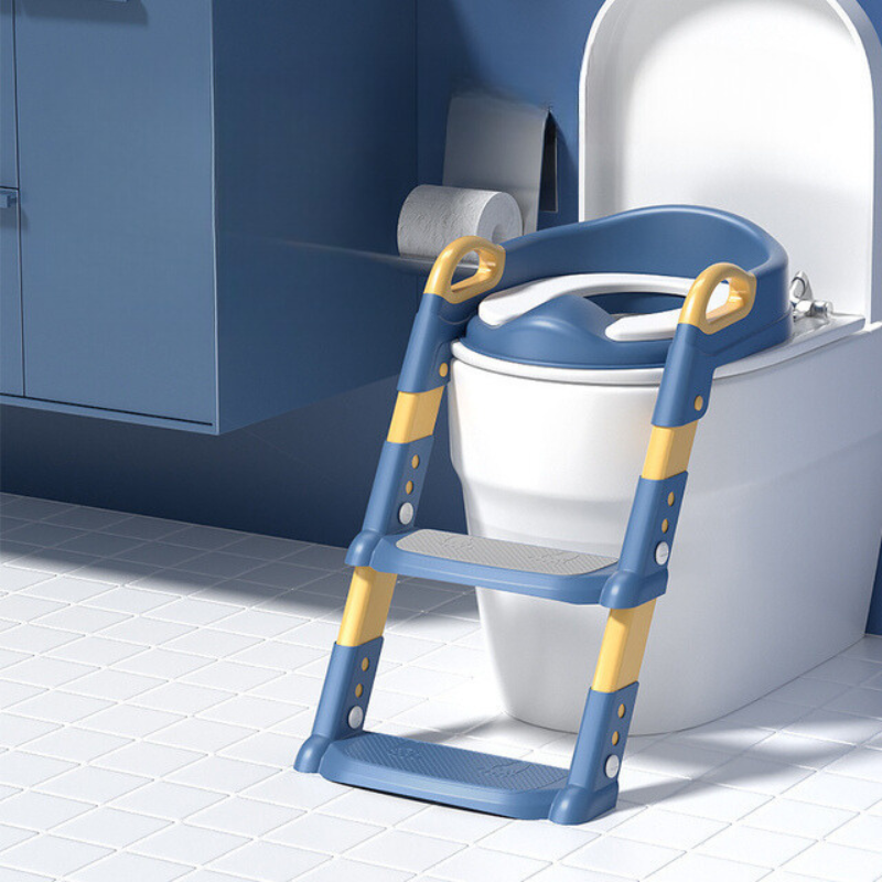 Max | Verstelbare Climbable Potty Trainer voor Kinderen met Veiligheid en Ruimtebesparend Ontwerp 0