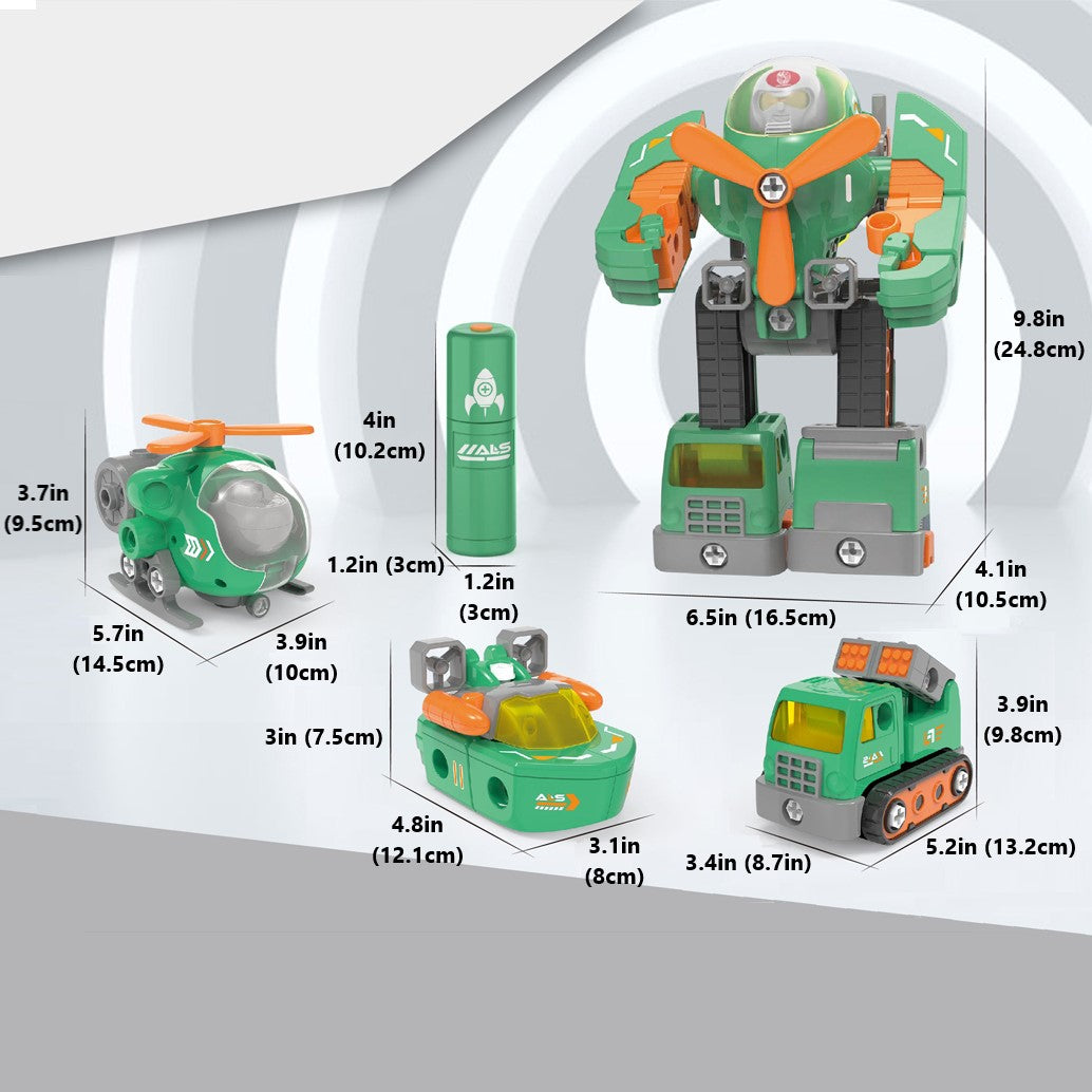 MechaWarriors Véhicules Légers Set | Plaisir de Construction pour Garçons - Set de Jouets Modulaires
