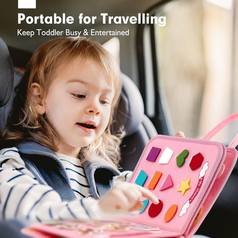 Montessori MagicBook | Interactief boek 2+ met veters en ritsen – Ontwikkel zelfvertrouwen door spelenderwijs leren 3