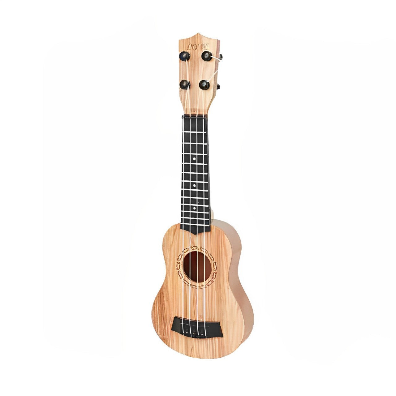 Montessori Ukulele Gitaar voor Kinderen - Lichtgewicht, Veilig ABS-Plastic, Houten Afwerking, 17 Inch, Educatief Speelgoed 3