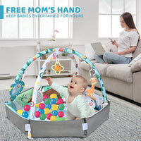 Thumbnail for Multifunctioneel 8-in-1 Speelkleed Baby met 6 Afneembare Speeltjes voor Zintuiglijke Ontwikkeling en Motoriek – Meerkleurig 6