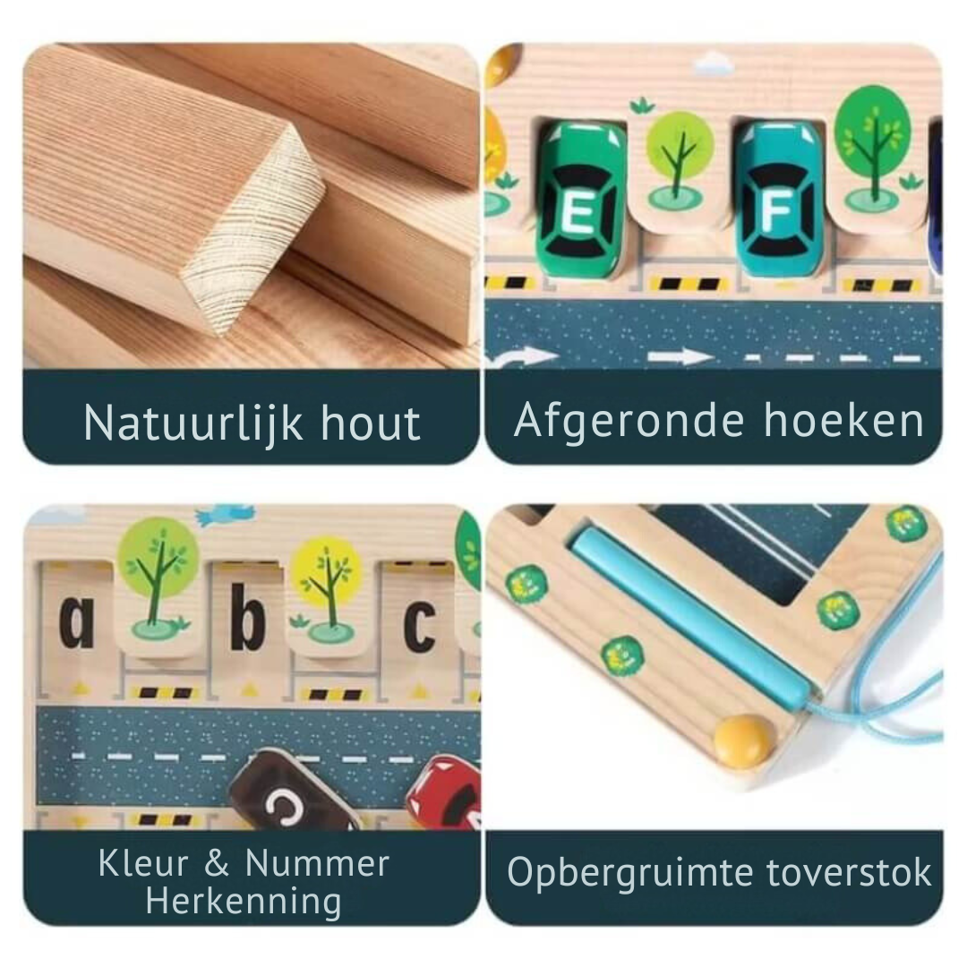 Öko-Spielzeug  | Motorische Fähigkeiten entwickeln - Alphabet Parklabyrinth