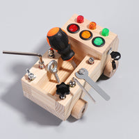 Thumbnail for EcoToys Montessori Camion de pompiers | Découvrez la créativité - Jouet éducatif pour enfants