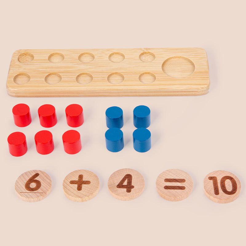 EcoToys NumoBoard™ | Imparare a contare giocando - Tavola di legno con numeri