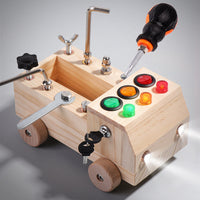 Thumbnail for EcoToys Montessori Camion de pompiers | Découvrez la créativité - Jouet éducatif pour enfants