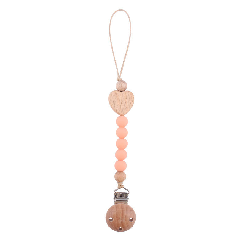 Ecotoys CozyClip™ | Sicher & stilvoll - Holz-Schnullerkette für Babys