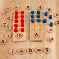 Thumbnail for EcoToys NumoBoard™ | Imparare a contare giocando - Tavola di legno con numeri