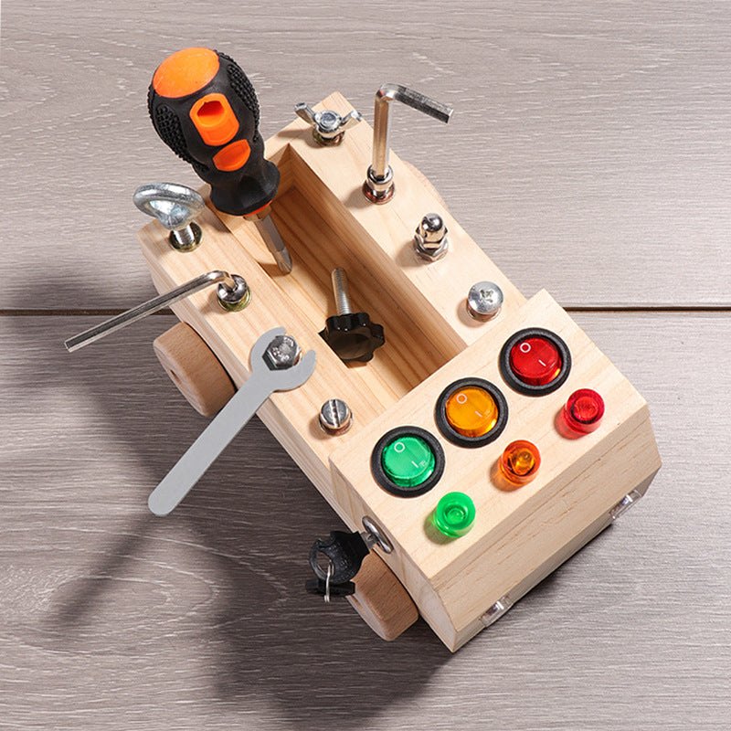 EcoToys Montessori Camion de pompiers | Découvrez la créativité - Jouet éducatif pour enfants