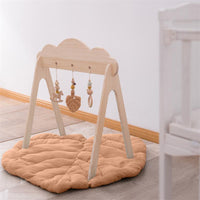 Thumbnail for Tapis de jeu bébé Nuage & Étoile | Apportez de la joie dans le jeu de votre bébé - Jouets sensoriels en bois doux pour nouveau-nés