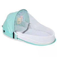 Thumbnail for DreamNest | Safety and comfort for your little one - Foldable baby bed with mosquito net