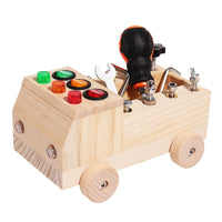 Thumbnail for EcoToys Montessori Camion de pompiers | Découvrez la créativité - Jouet éducatif pour enfants