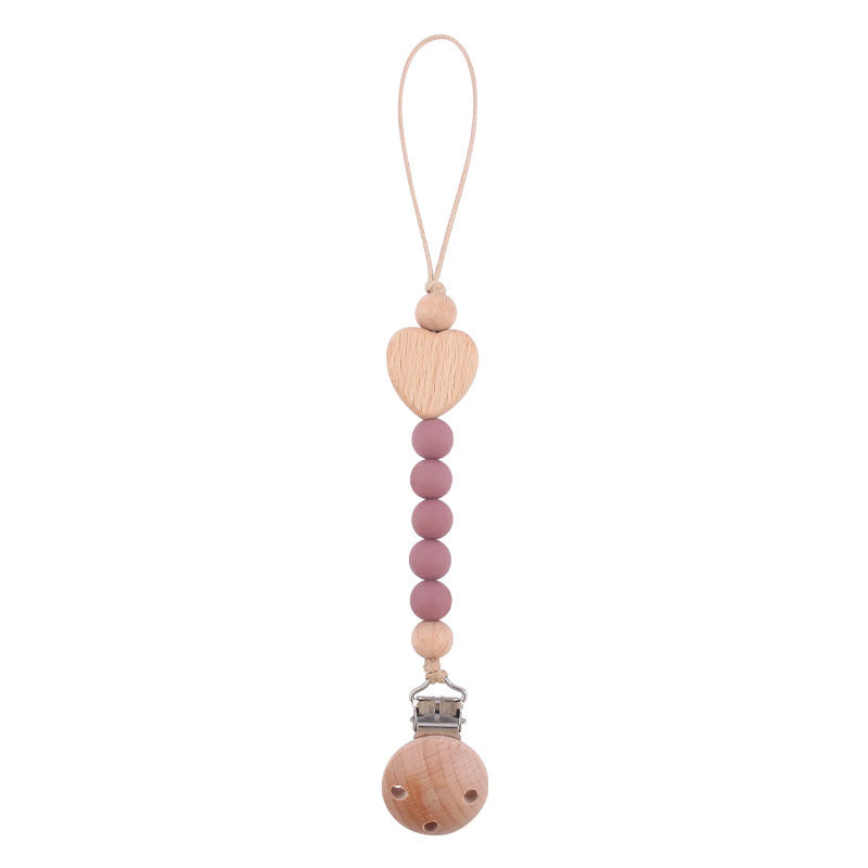Ecotoys CozyClip™ | Sicher & stilvoll - Holz-Schnullerkette für Babys
