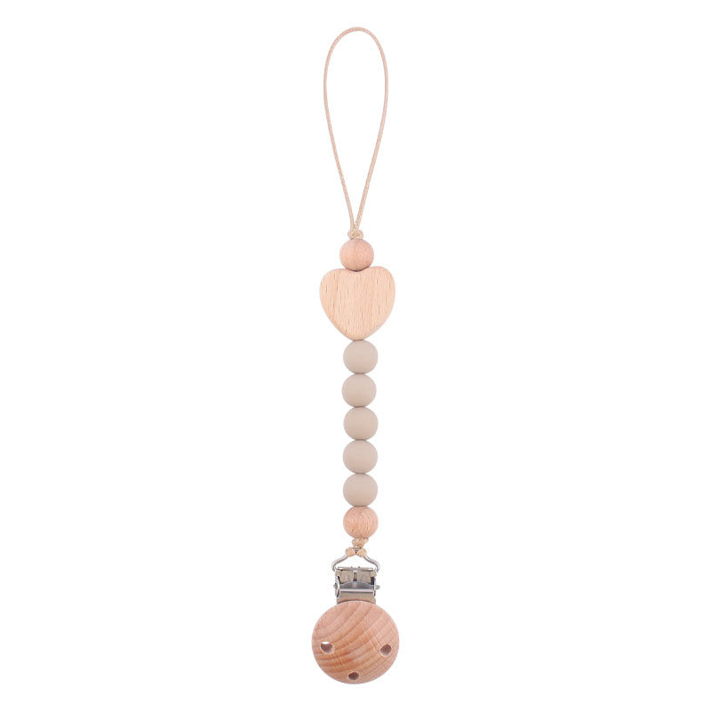 Ecotoys CozyClip™ | Sicher & stilvoll - Holz-Schnullerkette für Babys