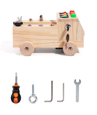 Thumbnail for EcoToys Montessori Camion de pompiers | Découvrez la créativité - Jouet éducatif pour enfants