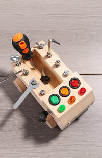 Thumbnail for EcoToys Montessori Camion de pompiers | Découvrez la créativité - Jouet éducatif pour enfants