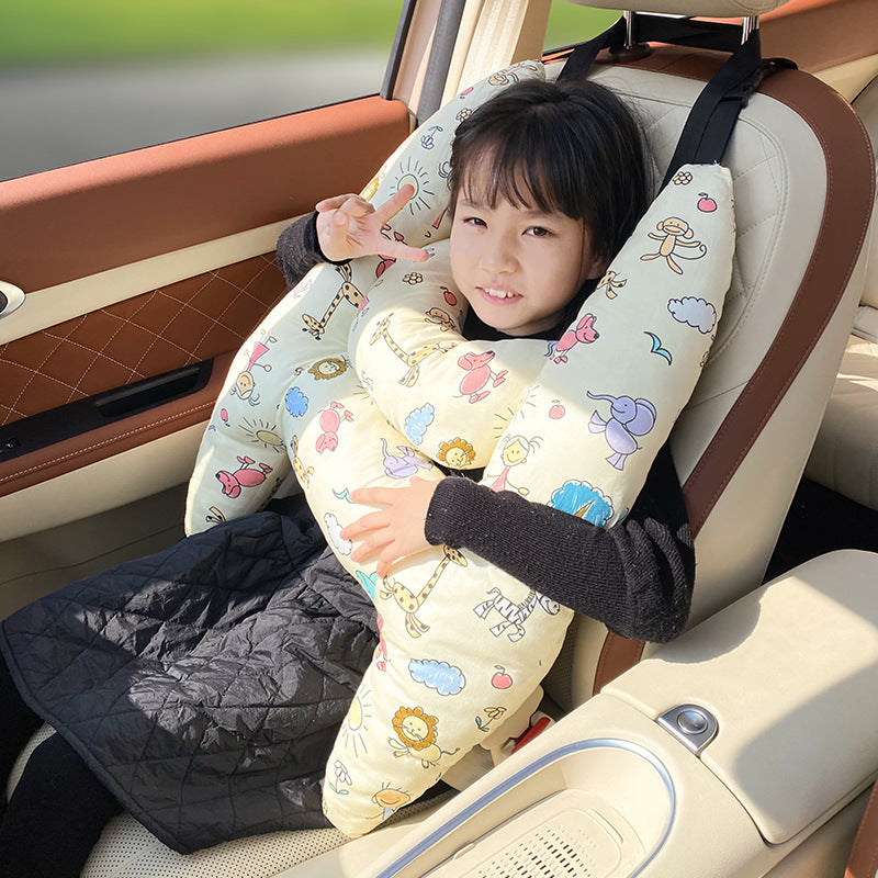 CozyTrip Cuscino da viaggio | Comfort per il viaggio - Cuscino ergonomico per bambini per auto