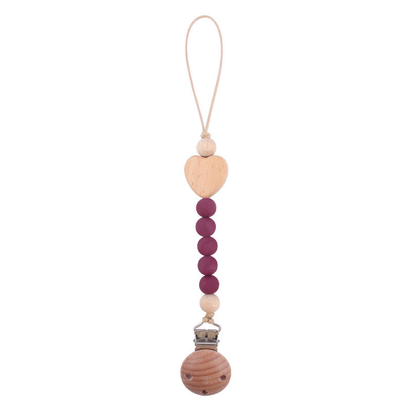 Ecotoys CozyClip™ | Sicher & stilvoll - Holz-Schnullerkette für Babys