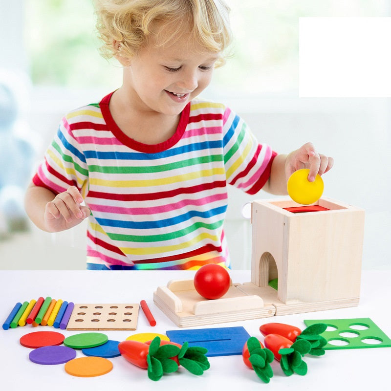 EcoToys Geometrix Toren | Estimule a criatividade - Brinquedos Montessori