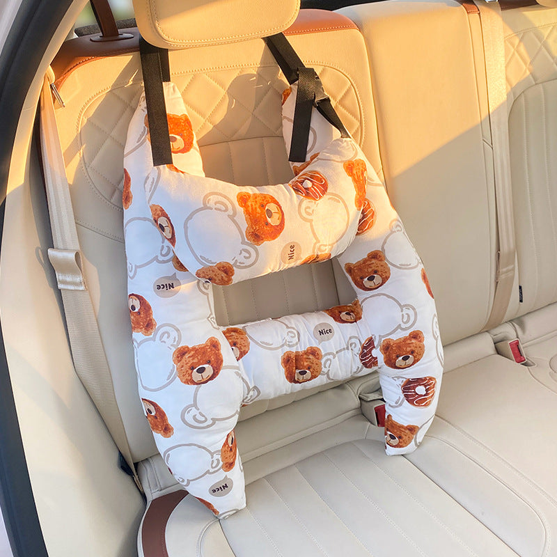CozyTrip Cuscino da viaggio | Comfort per il viaggio - Cuscino ergonomico per bambini per auto